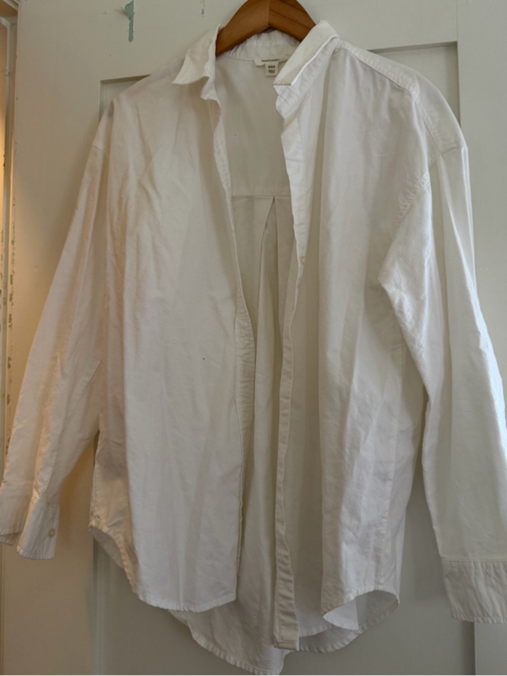 Classic White Linen Button-Up Shirt